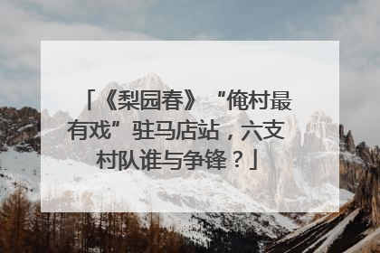 《梨园春》“俺村最有戏”驻马店站，六支村队谁与争锋？