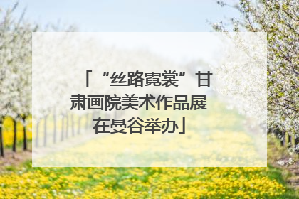 “丝路霓裳”甘肃画院美术作品展在曼谷举办