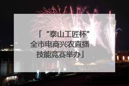 “泰山工匠杯”全市电商兴农直播技能竞赛举办