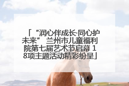 “润心伴成长·同心护未来” 兰州市儿童福利院第七届艺术节启幕 18项主题活动精彩纷呈