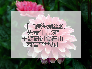 “跨海溯丝源 先蚕生古泫”主题研讨会在山西高平举办