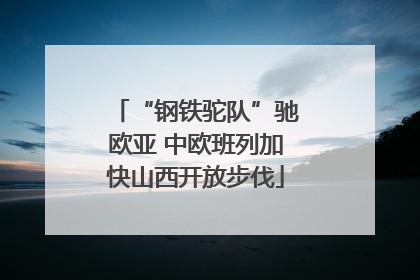 “钢铁驼队”驰欧亚 中欧班列加快山西开放步伐