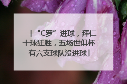 “C罗”进球，拜仁十球狂胜，五场世俱杯有六支球队没进球