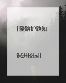 爱路护路知识进校园