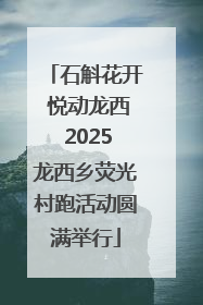 石斛花开 悦动龙西 2025龙西乡荧光村跑活动圆满举行