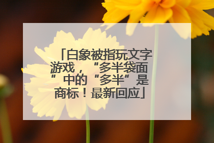 白象被指玩文字游戏，“多半袋面”中的“多半”是商标！最新回应