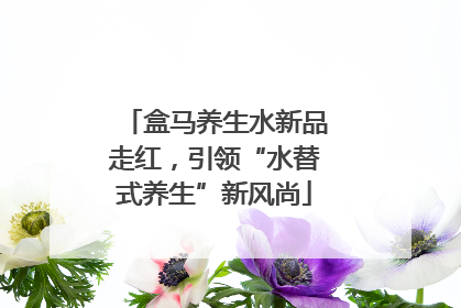 盒马养生水新品走红，引领“水替式养生”新风尚