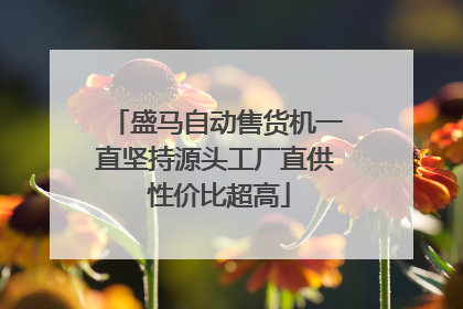 盛马自动售货机一直坚持源头工厂直供 性价比超高