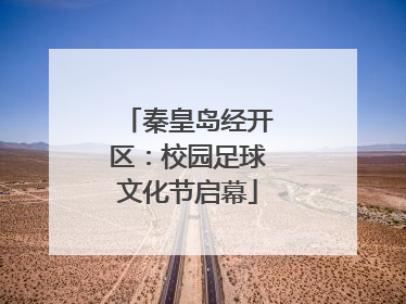 秦皇岛经开区：校园足球文化节启幕