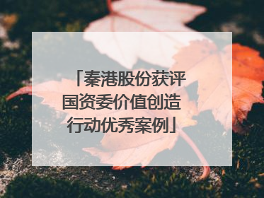 秦港股份获评国资委价值创造行动优秀案例