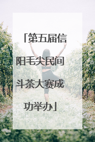 第五届信阳毛尖民间斗茶大赛成功举办