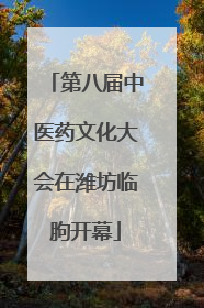 第八届中医药文化大会在潍坊临朐开幕