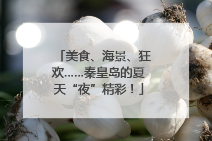 美食、海景、狂欢……秦皇岛的夏天“夜”精彩！