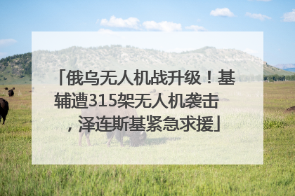 俄乌无人机战升级！基辅遭315架无人机袭击，泽连斯基紧急求援