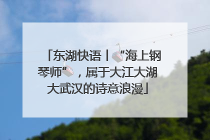 东湖快语丨“海上钢琴师”，属于大江大湖大武汉的诗意浪漫