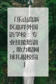乐山高新区嘉祥外国语学校：专业技能培训，助力棍网球扎根校园