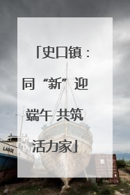 史口镇：同“新”迎端午 共筑活力家
