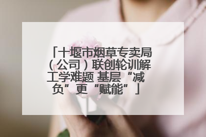 十堰市烟草专卖局（公司）联创轮训解工学难题 基层“减负”更“赋能”
