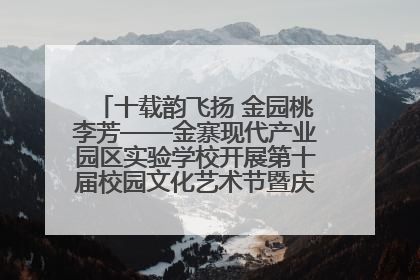 十载韵飞扬 金园桃李芳——金寨现代产业园区实验学校开展第十届校园文化艺术节暨庆“六一”系列活动