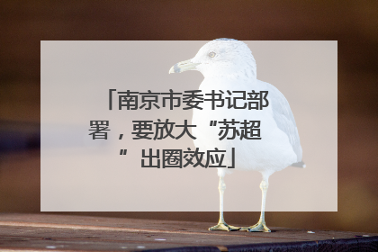 南京市委书记部署，要放大“苏超”出圈效应