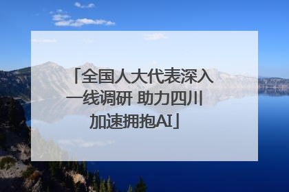 全国人大代表深入一线调研 助力四川加速拥抱AI