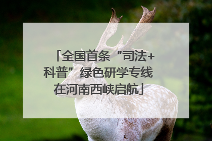 全国首条“司法+科普”绿色研学专线在河南西峡启航