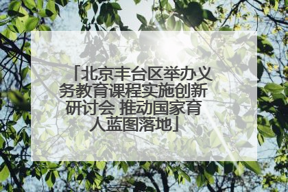 北京丰台区举办义务教育课程实施创新研讨会 推动国家育人蓝图落地