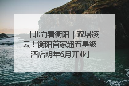 北向看衡阳｜双塔凌云！衡阳首家超五星级酒店明年6月开业