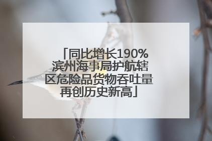 同比增长190% 滨州海事局护航辖区危险品货物吞吐量再创历史新高