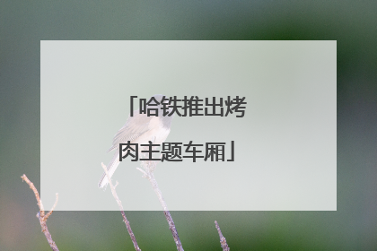 哈铁推出烤肉主题车厢