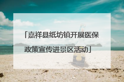 嘉祥县纸坊镇开展医保政策宣传进景区活动