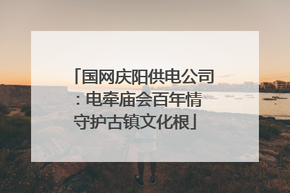 国网庆阳供电公司：电牵庙会百年情 守护古镇文化根