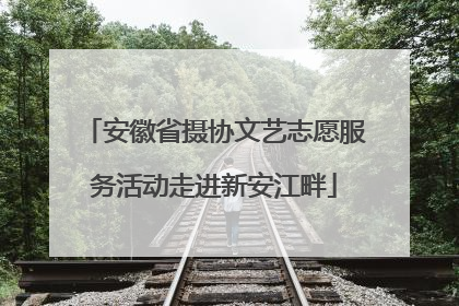 安徽省摄协文艺志愿服务活动走进新安江畔