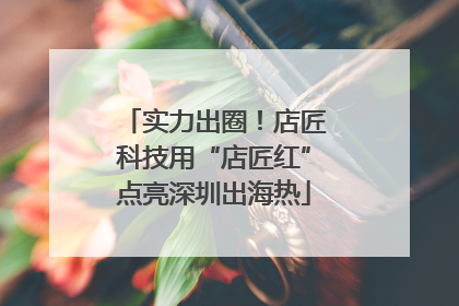 实力出圈！店匠科技用“店匠红”点亮深圳出海热