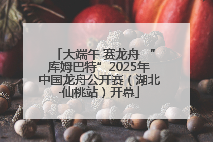 大端午 赛龙舟 “库姆巴特”2025年中国龙舟公开赛（湖北·仙桃站）开幕