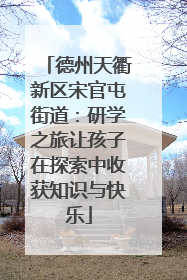 德州天衢新区宋官屯街道：研学之旅让孩子在探索中收获知识与快乐