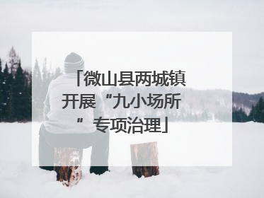 微山县两城镇开展“九小场所”专项治理