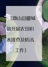 微山县驩城镇开展农田积水排查及防汛工作