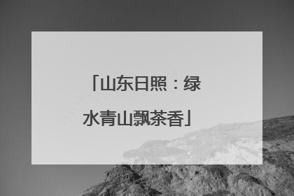 山东日照：绿水青山飘茶香