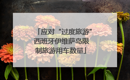 应对“过度旅游” 西班牙伊维萨岛限制旅游用车数量