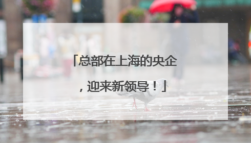 总部在上海的央企，迎来新领导！