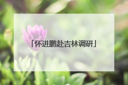 怀进鹏赴吉林调研
