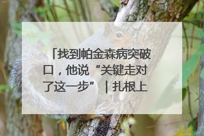 找到帕金森病突破口，他说“关键走对了这一步”｜扎根上海，从0到1
