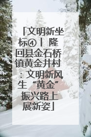 文明新坐标④丨 隆回县金石桥镇黄金井村：文明新风生“黄金” 振兴路上展新姿