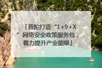 普陀打造“1+9+X”网络安全政策服务包，着力提升产业能级