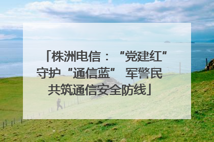 株洲电信：“党建红”守护“通信蓝” 军警民共筑通信安全防线