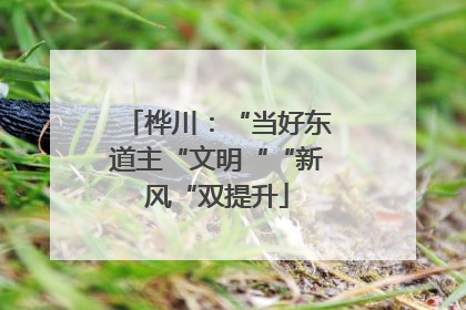 桦川：“当好东道主“文明““新风“双提升