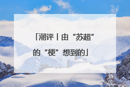 潮评丨由“苏超”的“梗”想到的