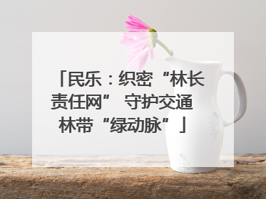 民乐：织密“林长责任网” 守护交通林带“绿动脉”