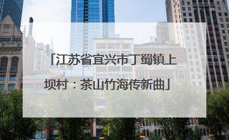 江苏省宜兴市丁蜀镇上坝村：茶山竹海传新曲